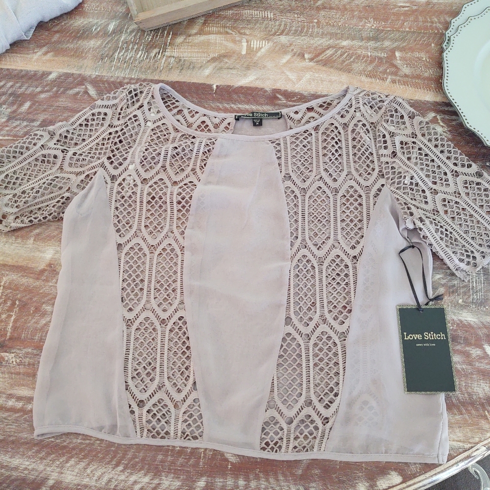 Love stitch top